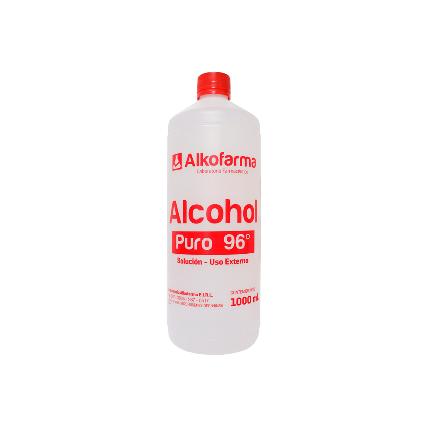 Alcohol 96° 1 L  Publicidad e Impresión Digital