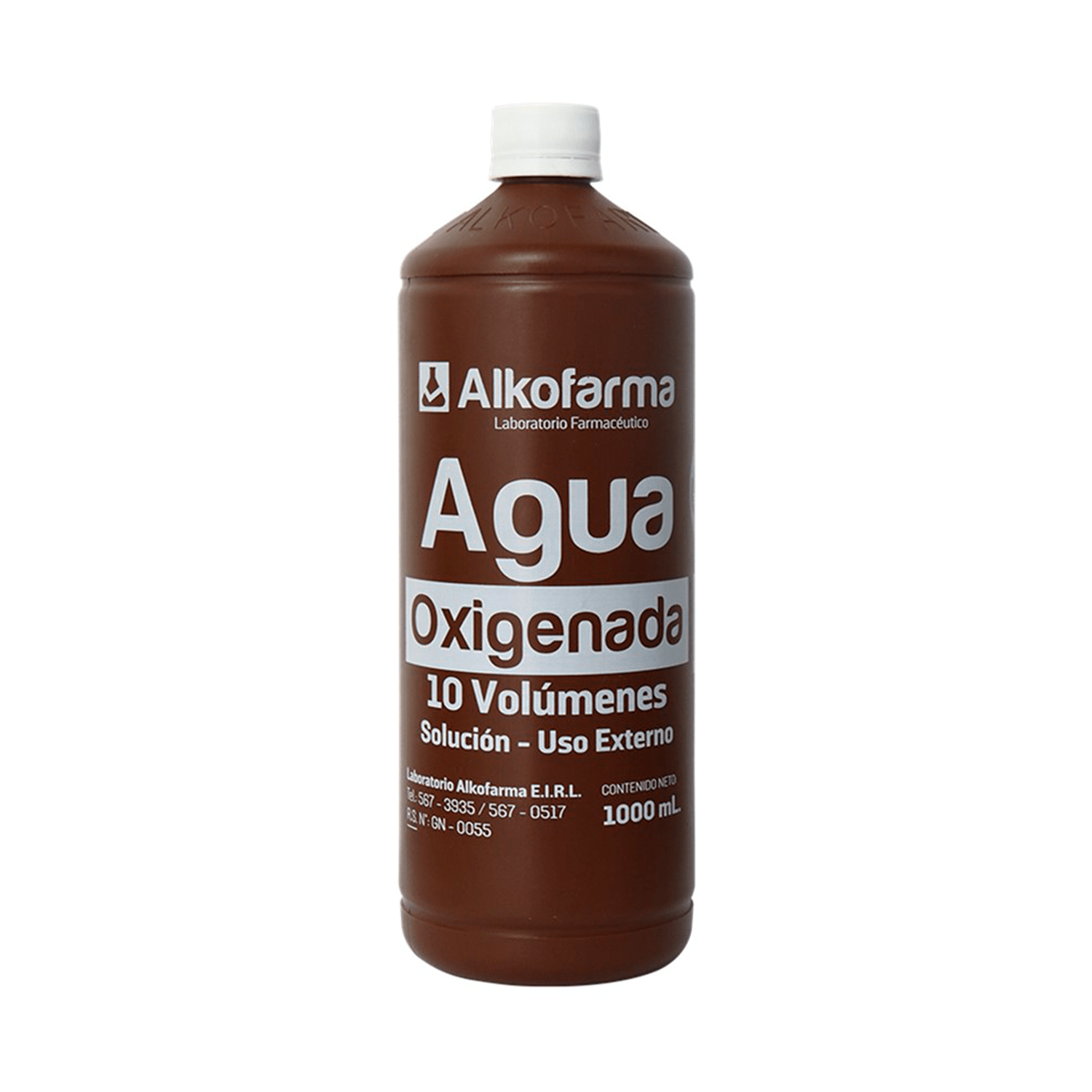 Agua Oxigenada 1 Litro ALKOFARMA