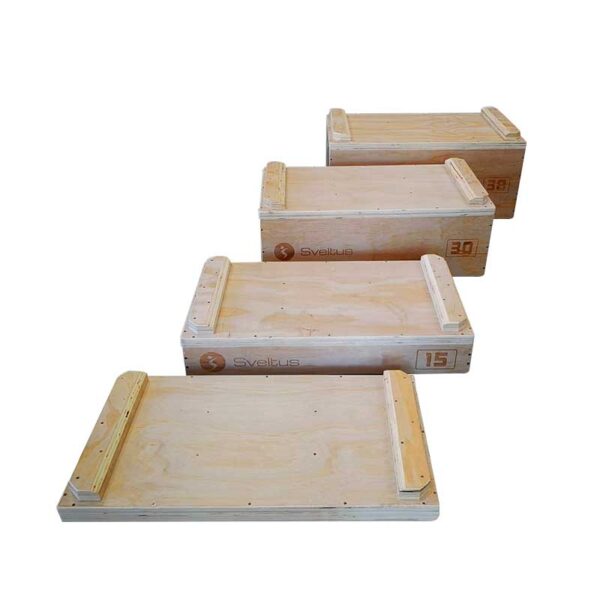 Juego de bloques de madera - Cajón Pliométrico - SVELTUS - Image 2