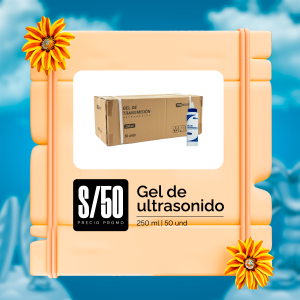 Gel de Ultrasonido 250ml Caja x 50 unidades - FISIOSUN