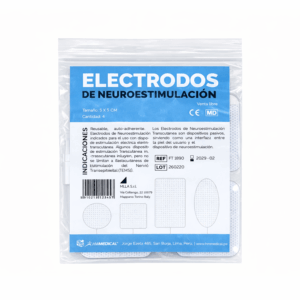 Electrodos 5cm x 5cm 4 Unidades HM MEDICAL