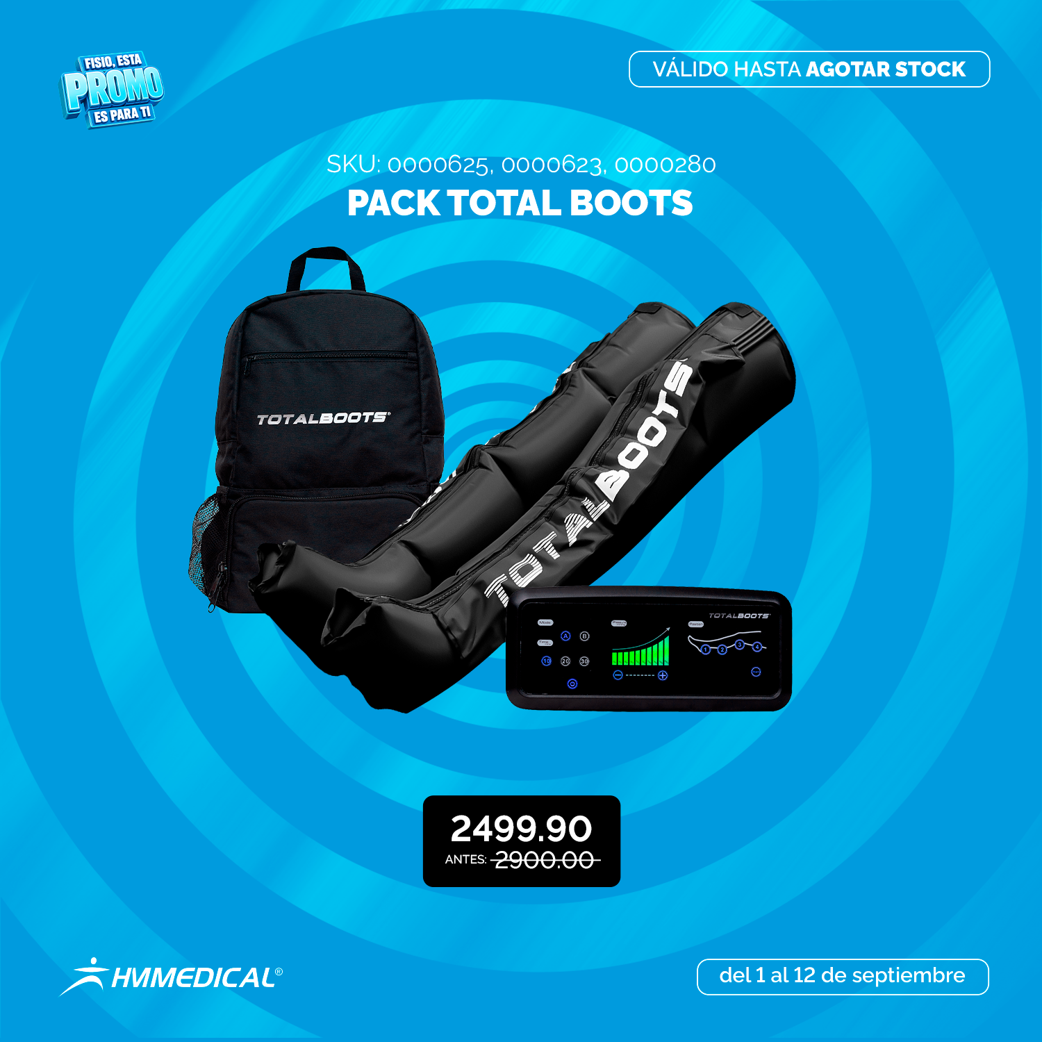 Pack Total Boots - TOTAL BOOTS - Día del Fisio