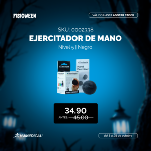 Ejercitador de mano - nivel 5 - negro - THERABAND - FISIOWEEN