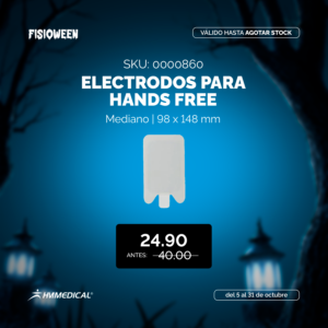 Electrodos adhesivos para hands free - mediano 98x148 mm - GLOBUS - FISIOWEEN