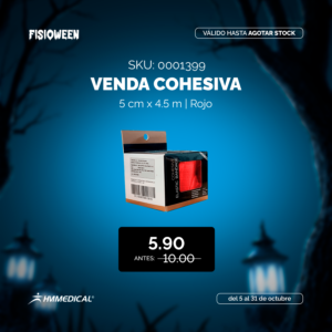 Venda cohesiva 5cm x 4,5m - naranja - FL COPLAST - FISIOWEEN